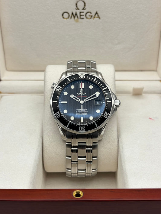 Omega Seamaster Diver 300m Black Wave Dial 212.30.41.20.01.002